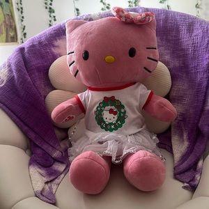 Hello kitty pink Christmas build a bear